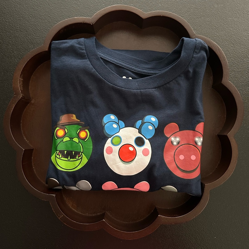 Men’s Piggy Multicolored Graphic T-Shirt Size 2X
